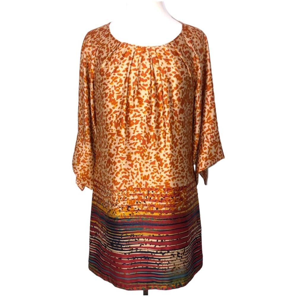 Uncle Frank Boho Print Tunic Dress Size Small EUC